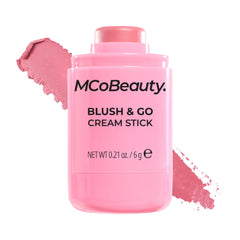 MCoBeauty front packaging showing Baby Pink shade and compact design benefits