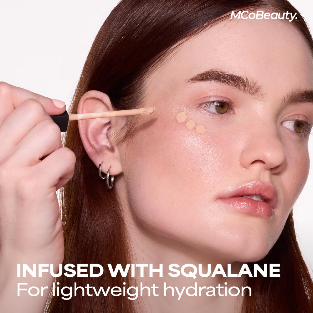 MCoBeauty shade 2 Light Fair beside skin tone comparison for accurate fair complexion matching