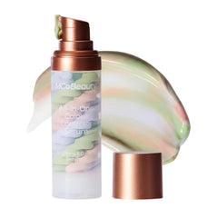 MCoBeauty front packaging showing product benefits for quick routine