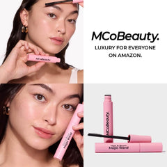 MCoBeauty lifestyle bag shot inside purse highlighting portability and everyday use