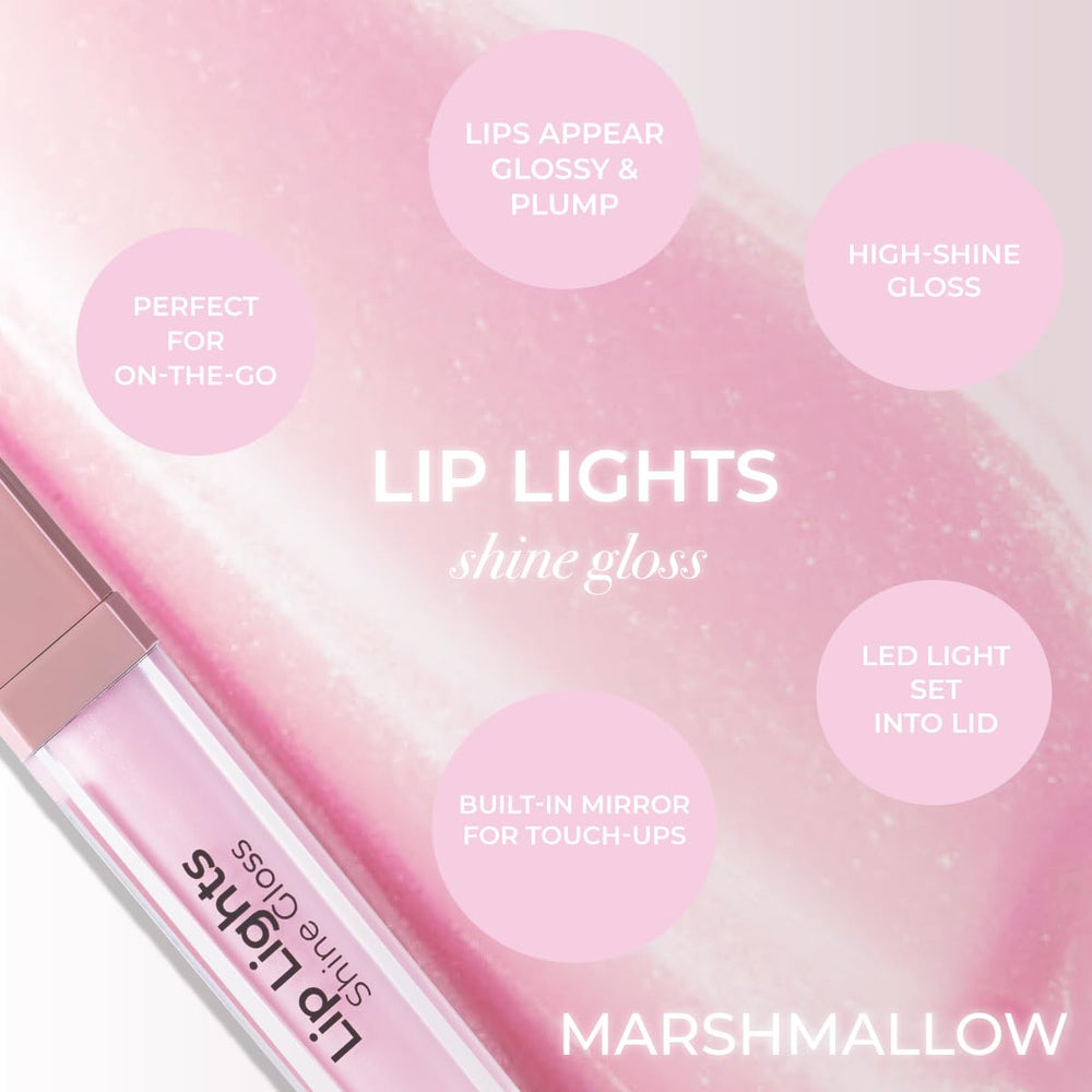 MCoBeauty Marshmallow layered over lipstick demonstrating added shine and dimension