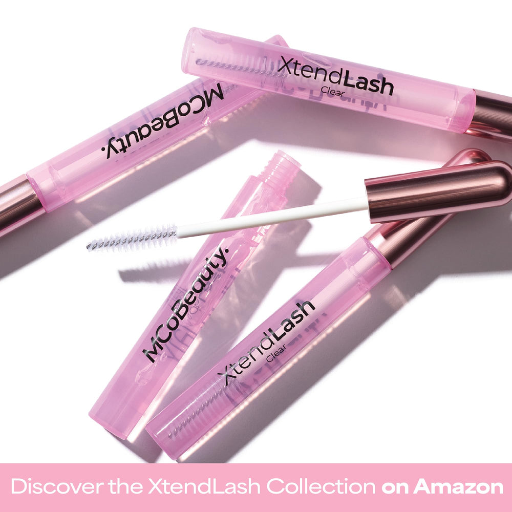 MCoBeauty XtendLash held in hand for size and portability benefit