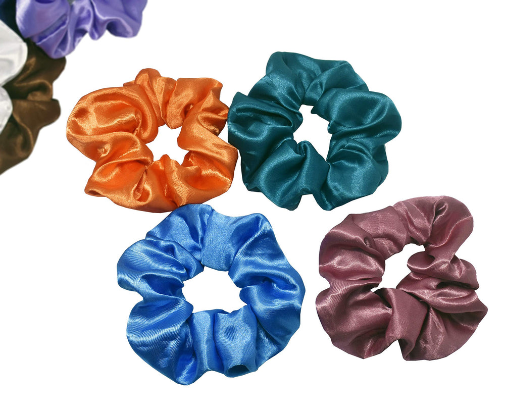 Mcupper scrunchie holding ponytail neatly with gentle, secure grip