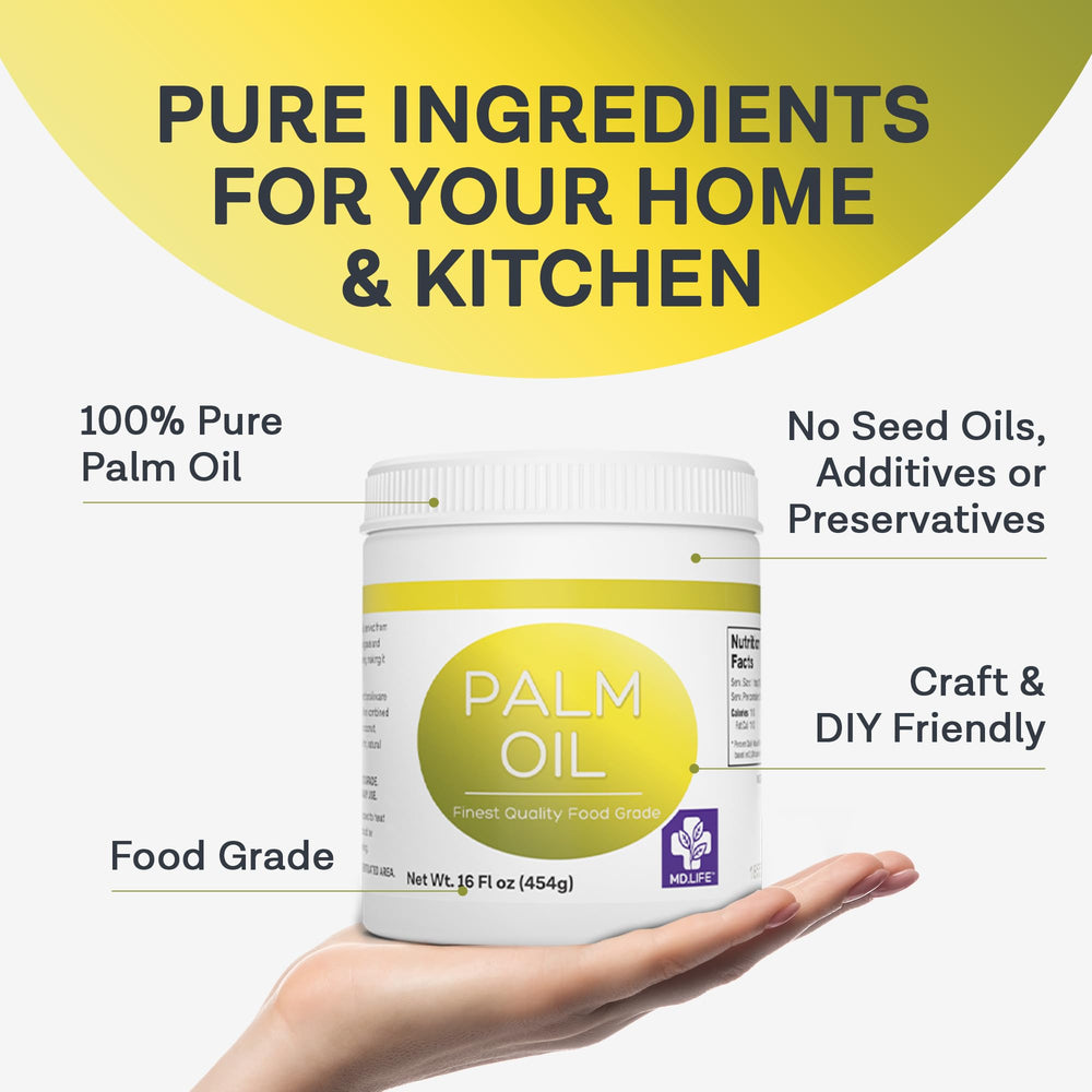 MD.LIFE palm oil in soap‑making setup showing reliable hardening and lather benefit