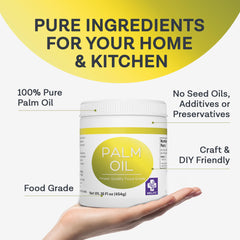 MD.LIFE palm oil in soap‑making setup showing reliable hardening and lather benefit