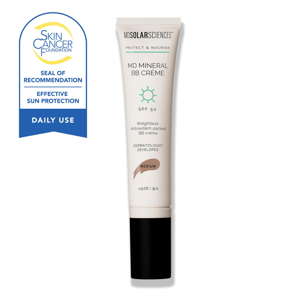 MDSolarSciences whipped BB cream texture close-up highlighting smooth blendability