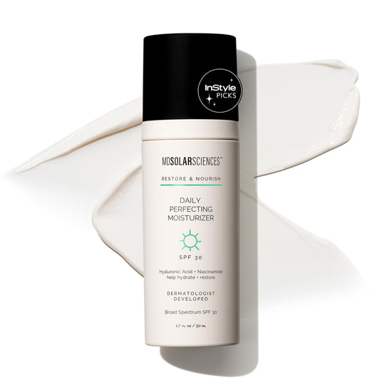 MDSolarSciences front packaging showing SPF 30 and lightweight benefits