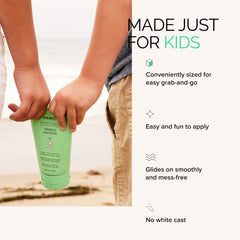 MDSolarSciences KidCrème being applied to a child’s arm for gentle coverage