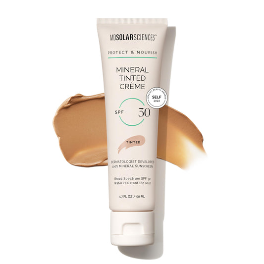 MDSolarSciences front packaging showing tube and SPF benefit