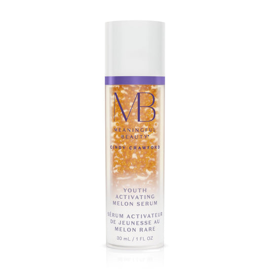 Meaningful Beauty serum front packaging shows clean design and hydration benefits