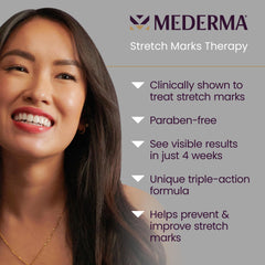 Mederma in a calm pregnancy setting illustrating safe-use confidence benefit
