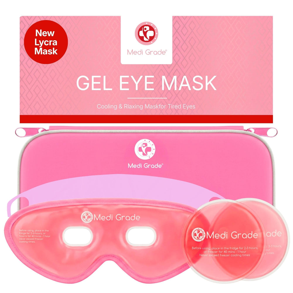 Medi Grade front view pink mask showing full coverage and comfort