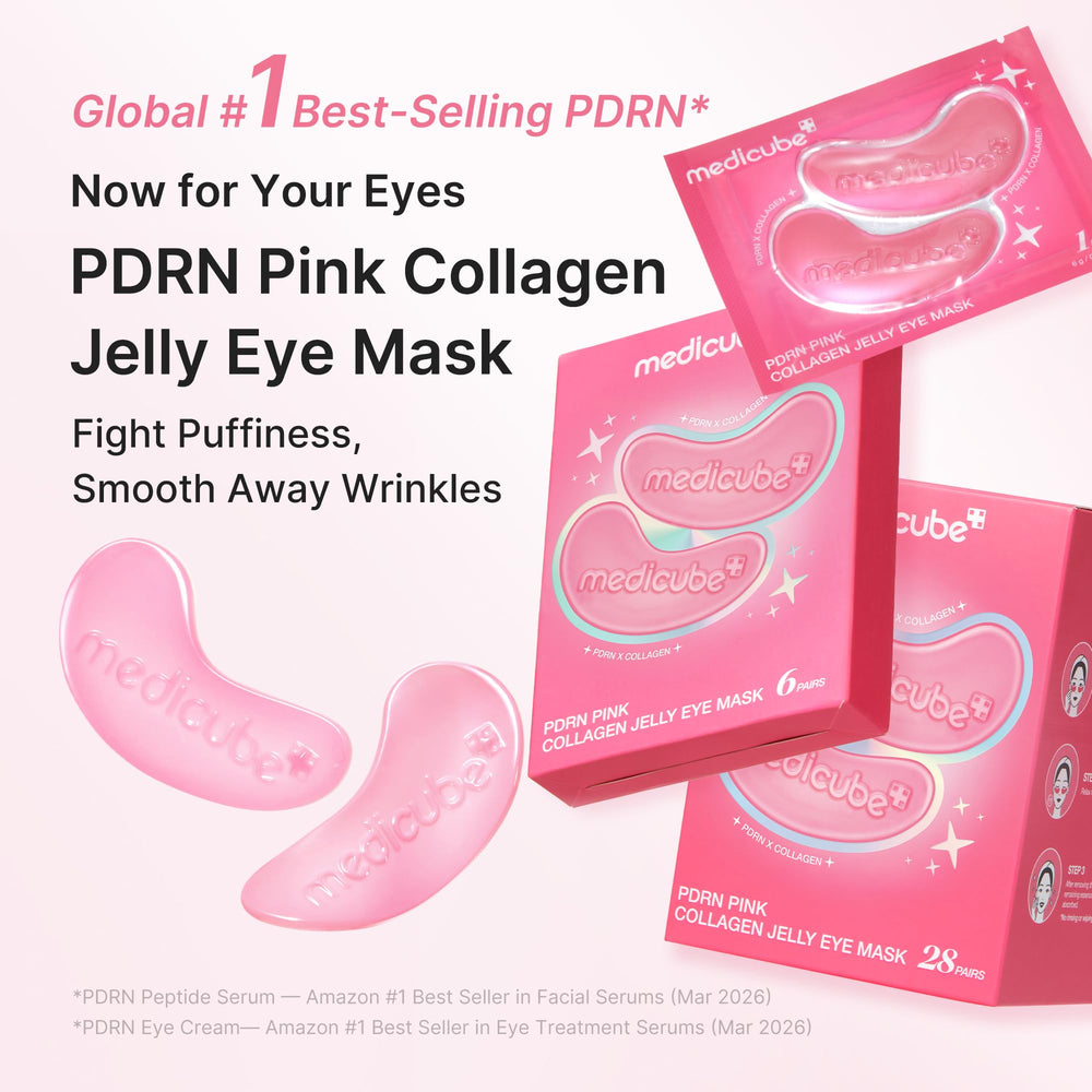 medicube close-up jelly texture of patch highlighting hydrating surface and cooling effect