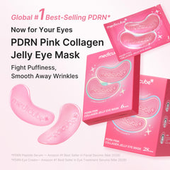 medicube close-up jelly texture of patch highlighting hydrating surface and cooling effect