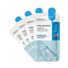 MEDIHEAL front packaging showing hydrating mask benefits and count