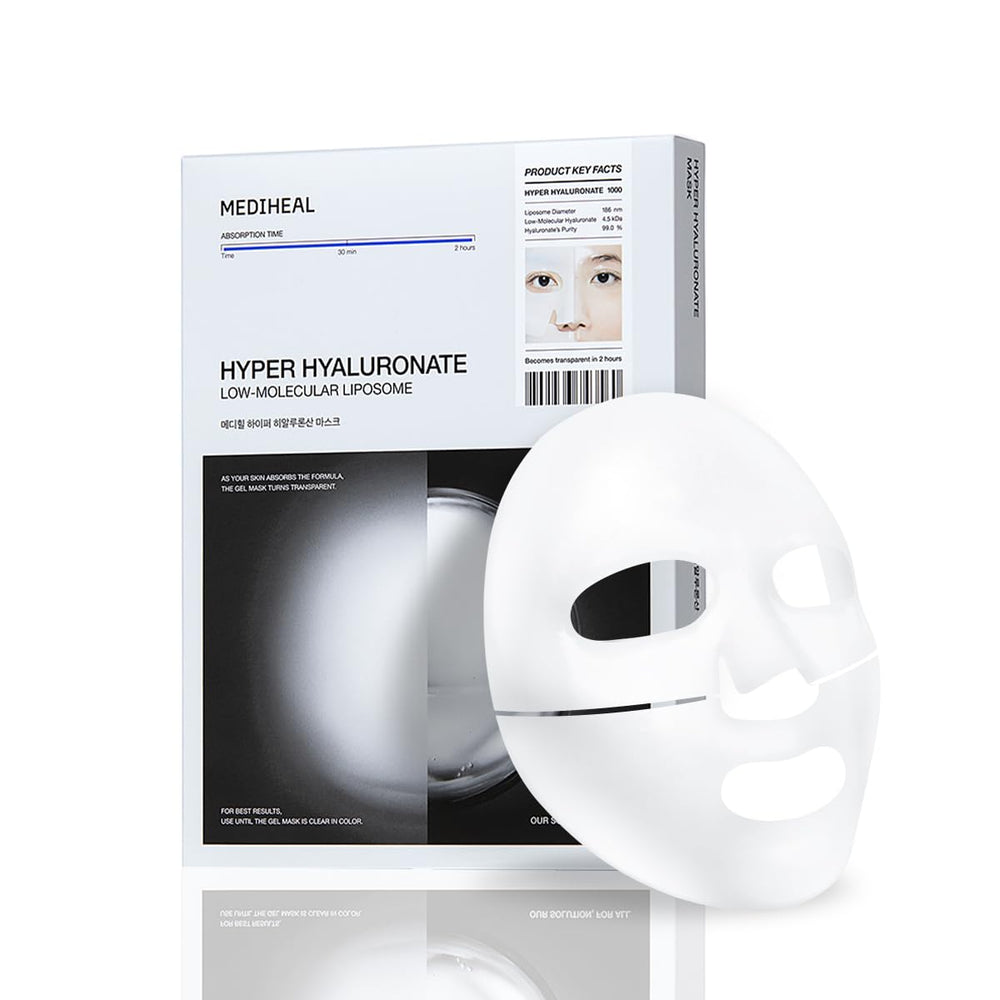 MEDIHEAL front packaging showing product name and benefits, conveys professional skincare