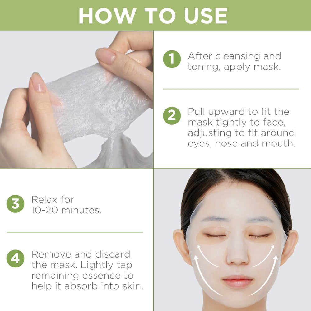 MEDIHEAL mask held in hand for size comparison and easy at-home use