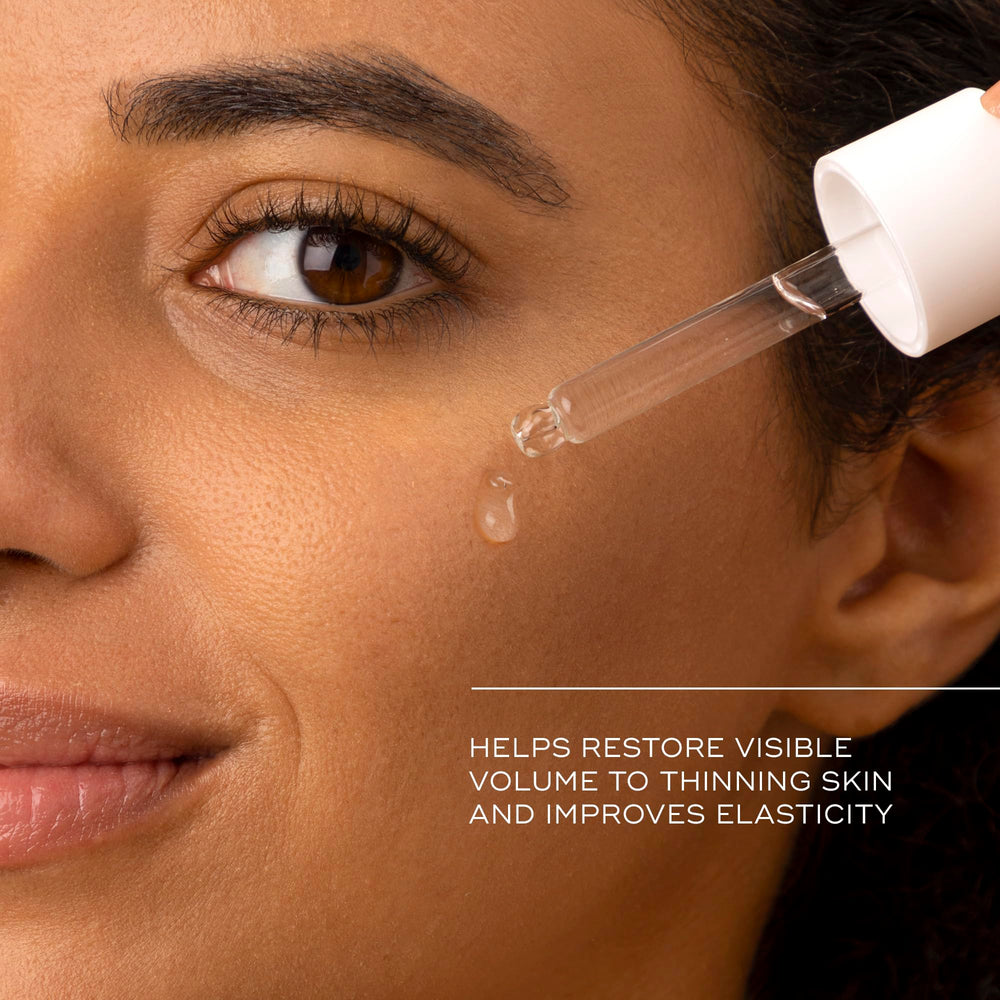 Medik8 closeup of serum texture demonstrating lightweight, fast absorption