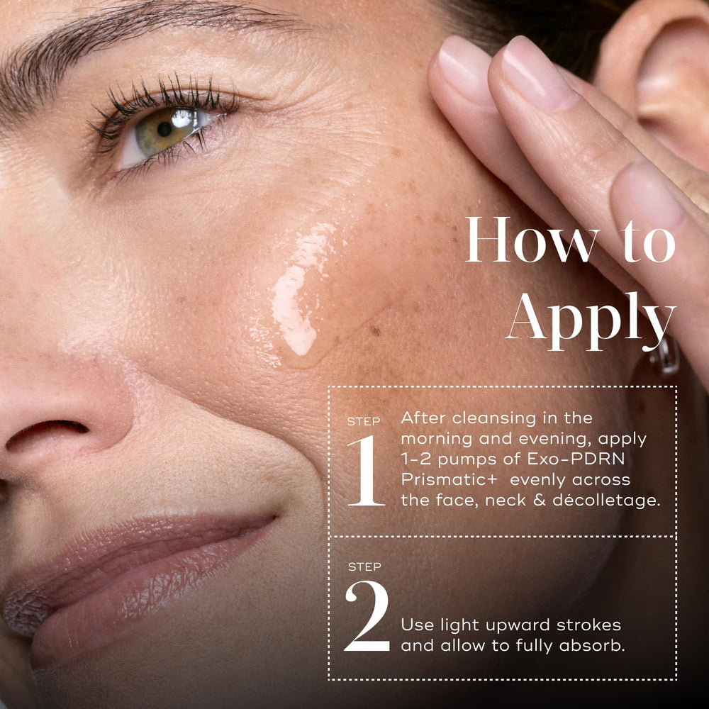 Medik8 Prismatic+ in a bathroom routine setting illustrating layering with moisturizer