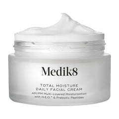 Medik8 jar front view showing clean packaging and hydration benefit