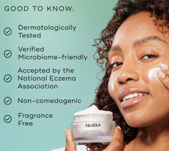 Medik8 product label detail highlighting ingredients and ethical claims