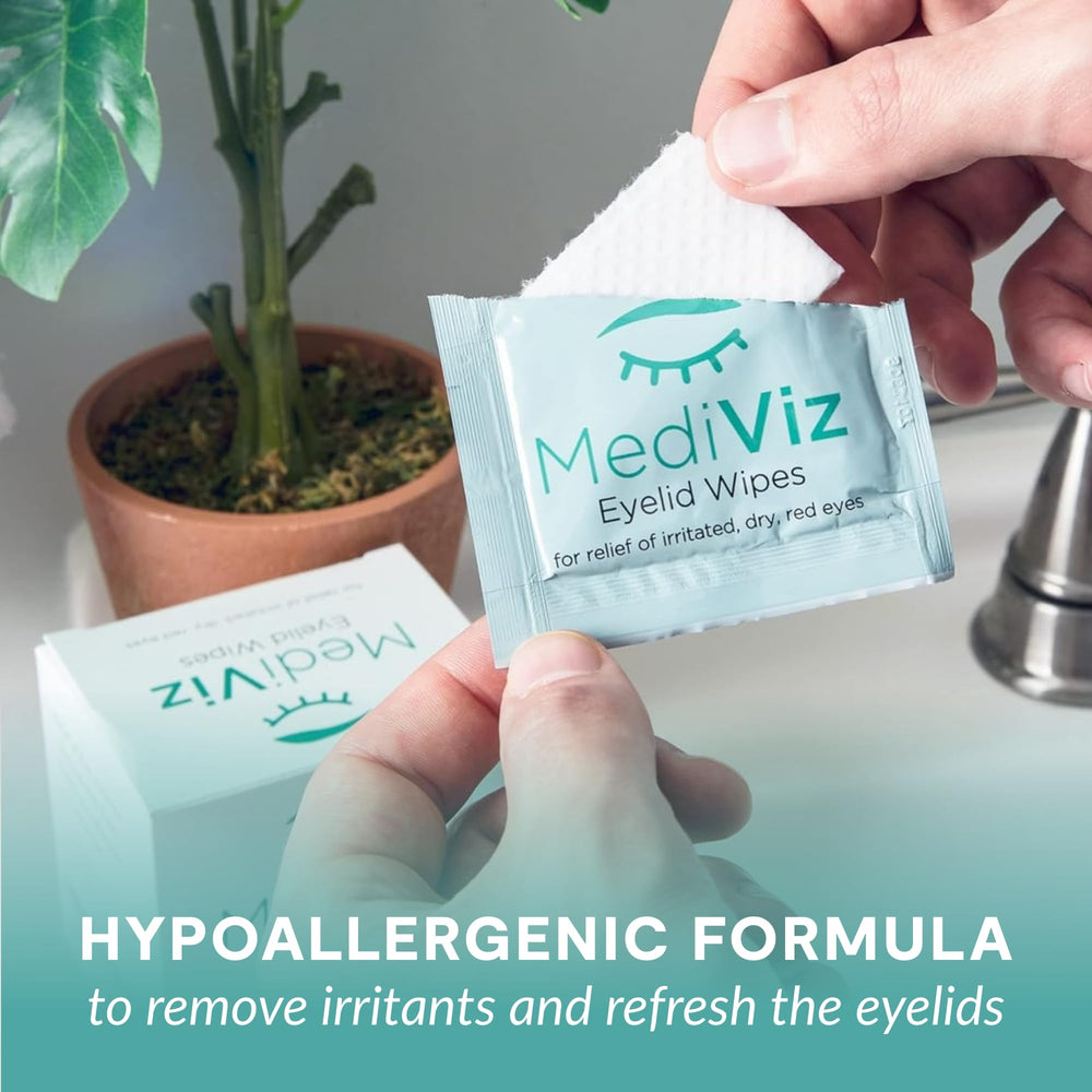 MEDIVIZ wipe texture close-up gentle fabric removes debris effectively