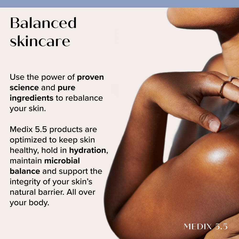 Medix 5.5 applying to face demonstrating smoothing and firming benefit