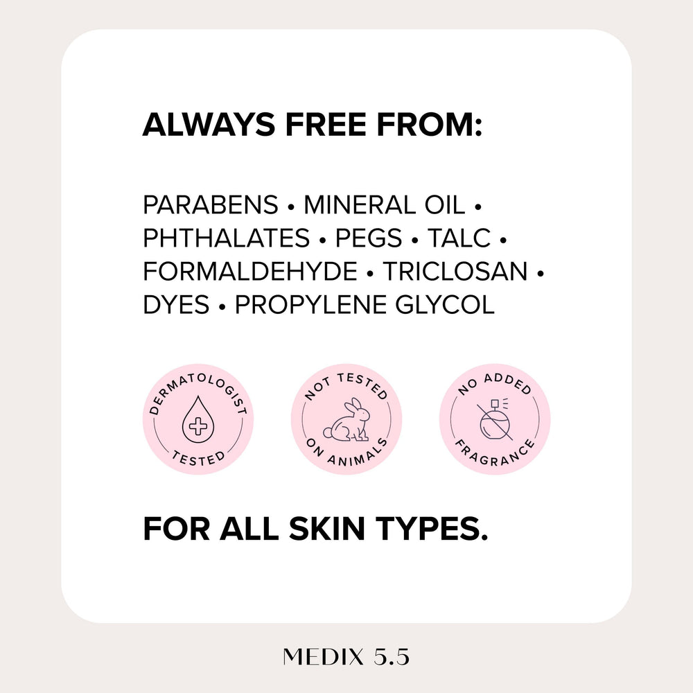 Medix 5.5 applying to thigh showing body use and crepey-skin benefit