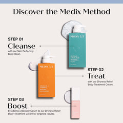 Medix 5.5 bottles held in hand for size comparison to help shopping decisions
