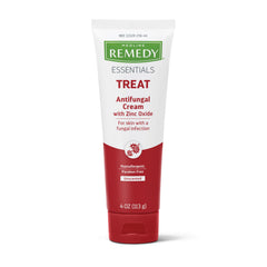 Medline Remedy antifungal cream front packaging showing brand and 4 oz size, aiding identification