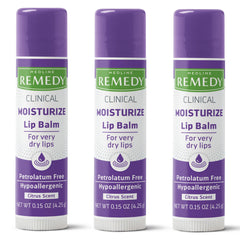 Medline Remedy front packaging showing three citrus-scented sticks and portability benefit