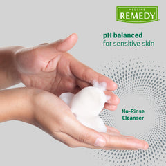 Medline Remedy close-up of ingredient and claims label highlighting paraben-free gentle formula