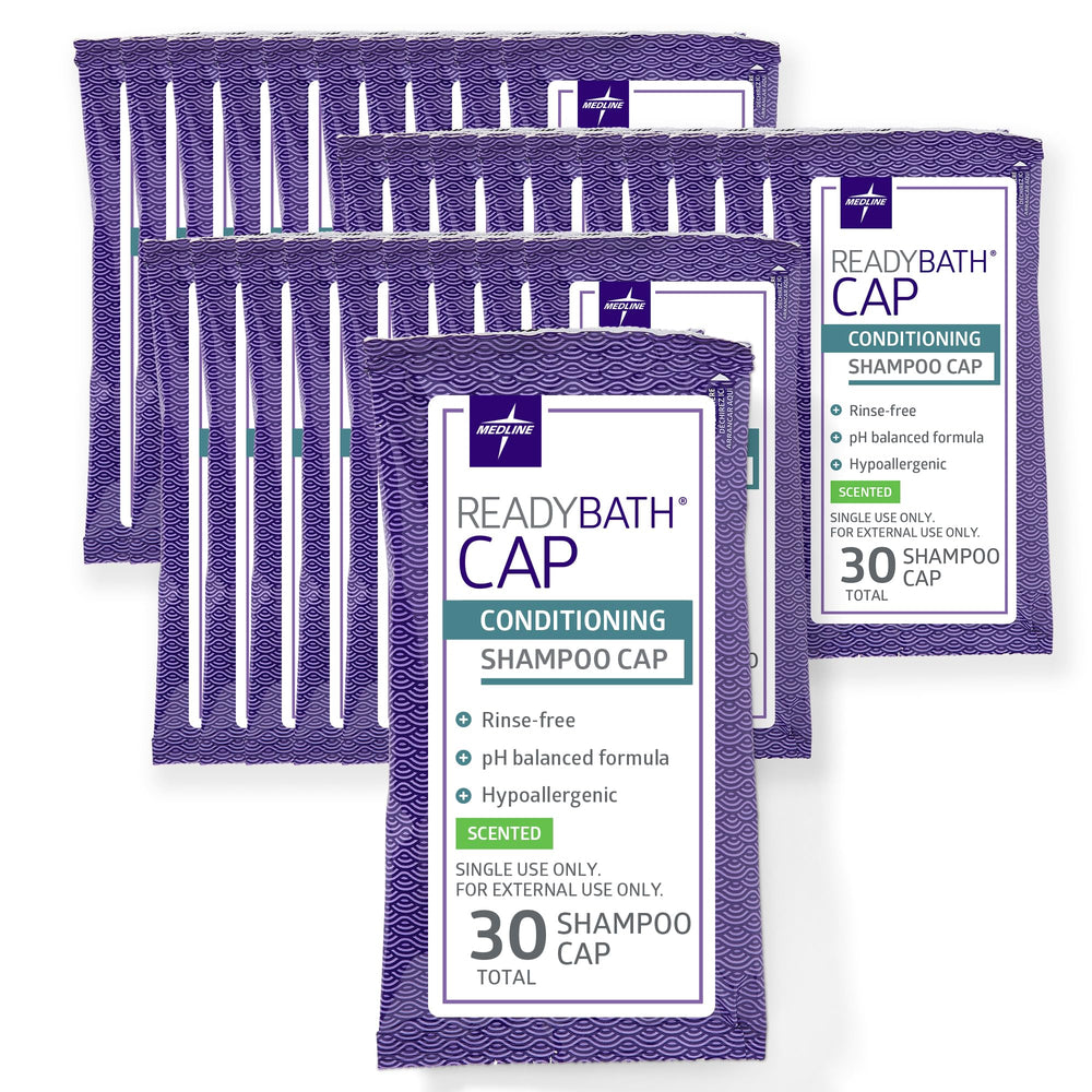 Medline front packaging showing sealed 30-count box and convenience benefit