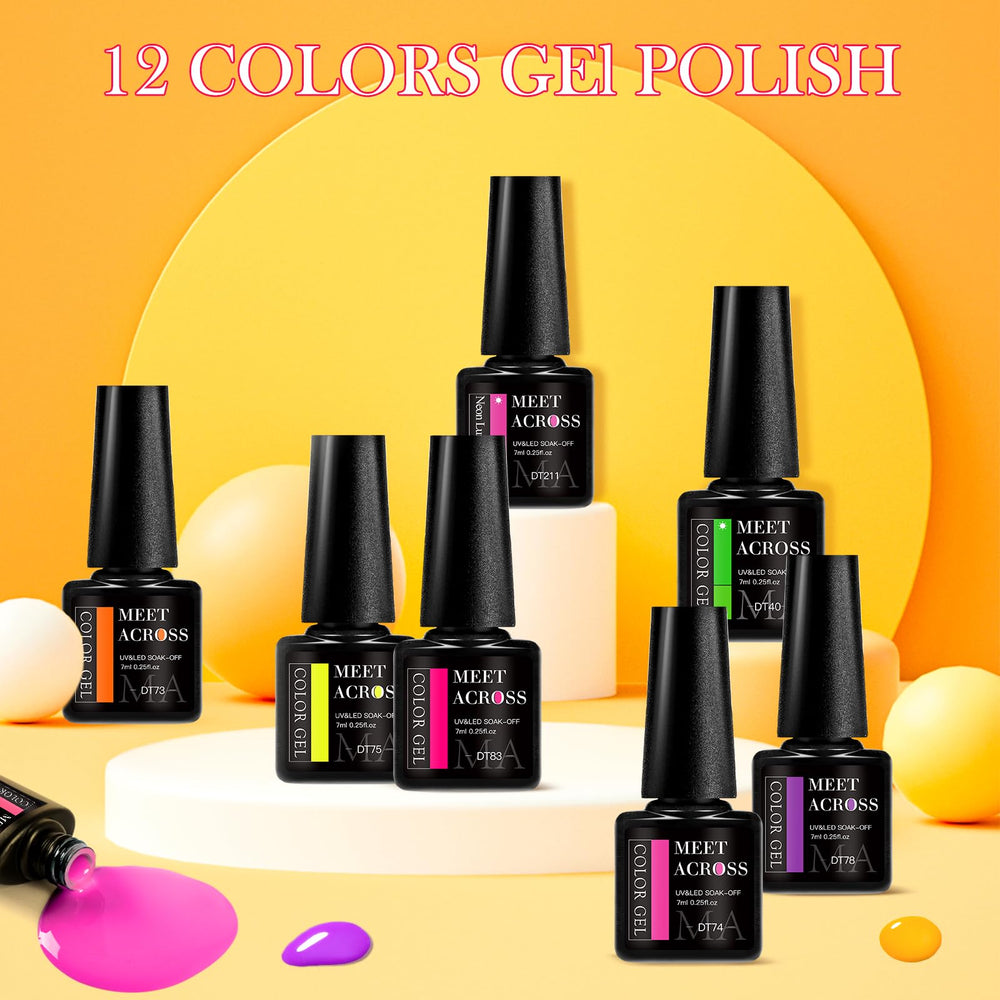 MEET ACROSS texture glossy nail closeup showing reflective shimmer and durability