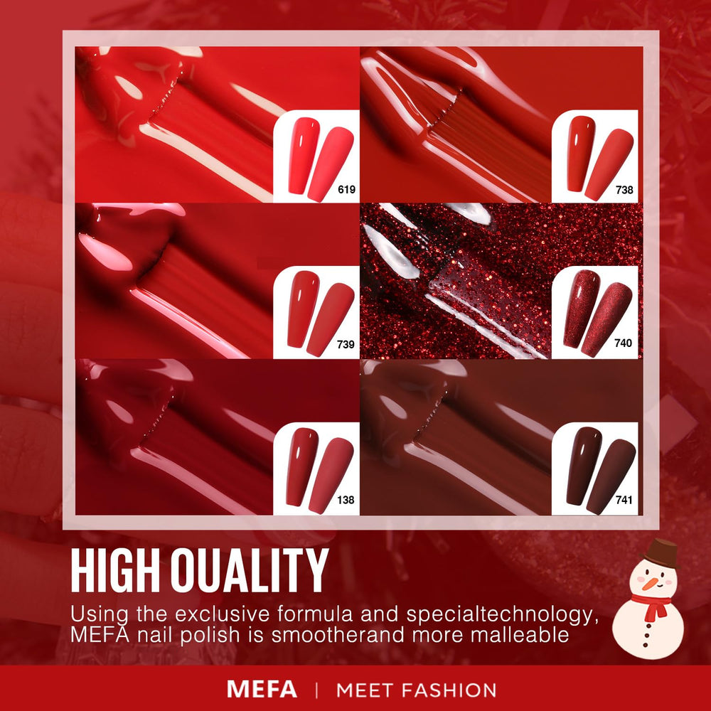 MEFA shimmer texture detail on nail, highlights glossy sparkle finish