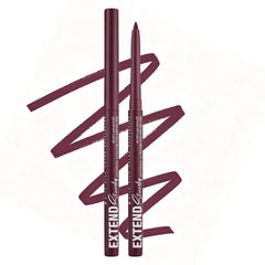 Mefyhtune front packaging showing burgundy pencil and benefit of travel-ready design