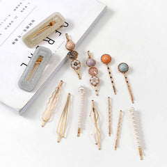 Mehayi clip worn in hair side profile demonstrating secure hold and decorative effect