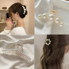 Mehayi clip securing a high bun demonstrating reliable hold for thick hair