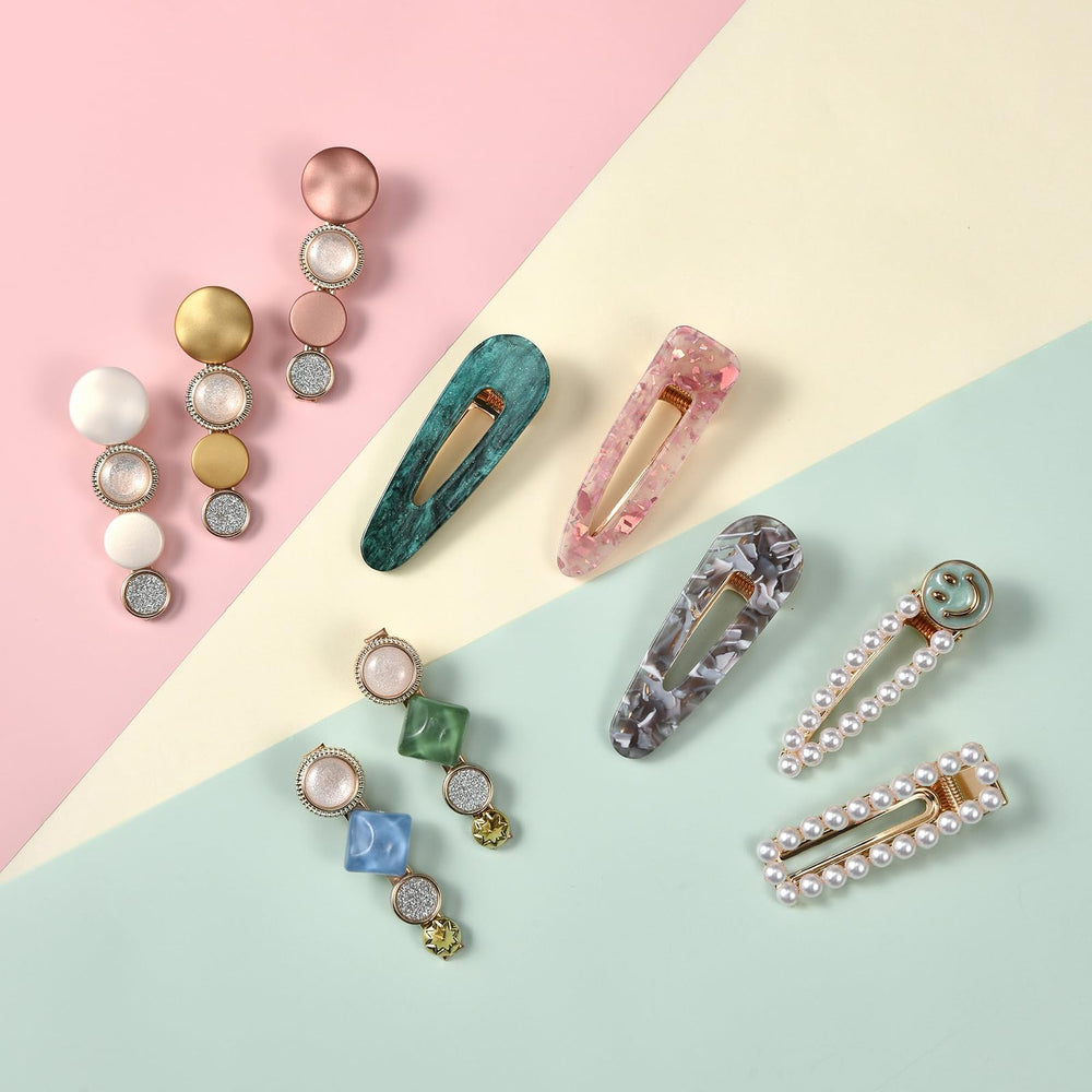 Mehayi pearl clip detail displaying smooth finish and refined accent