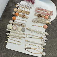 Mehayi pearl hair clip detail highlighting decorative pearls for elegant styling