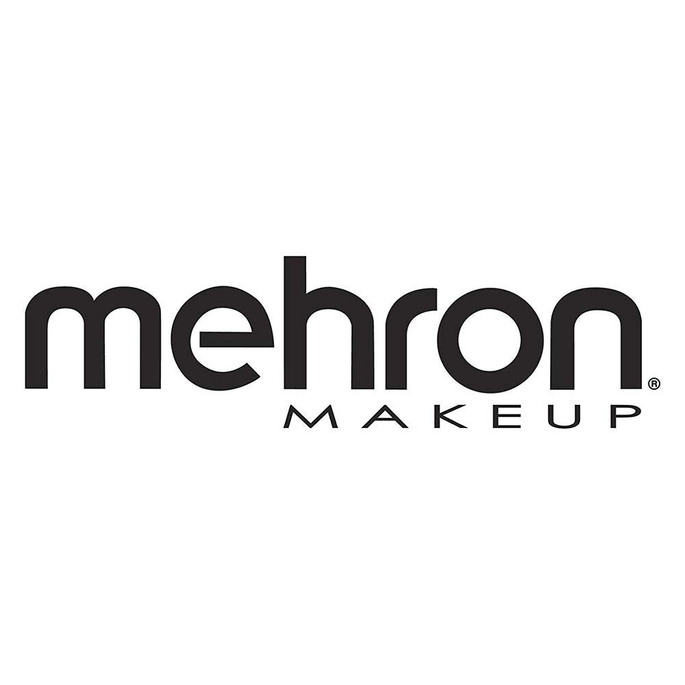 Mehron Mixing Liquid mixed with powder on palette showing creamy texture and smooth blending