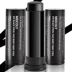 MEICOLY front view of eye black stick showing compact design and quick application