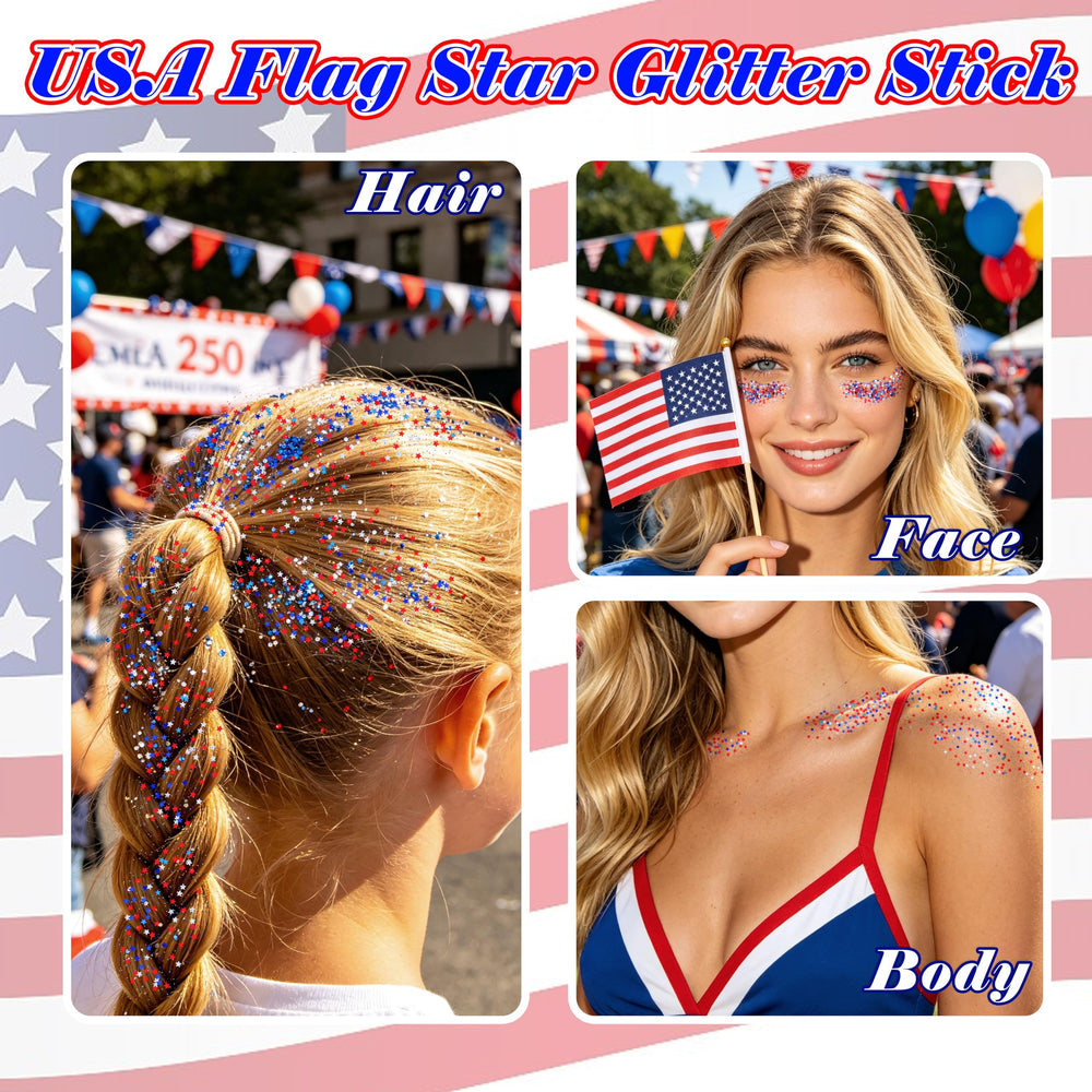 MEICOLY glitter on eyelid under fireworks lighting showing bold nighttime sparkle
