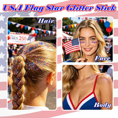 MEICOLY glitter on eyelid under fireworks lighting showing bold nighttime sparkle