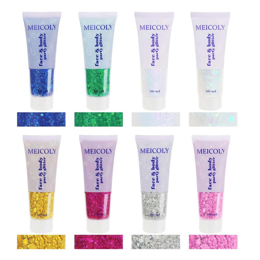 MEICOLY worn at festival in nightclub lighting showing durable sparkle in motion