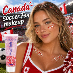 MEICOLY glitter texture close-up highlighting fine sparkle for photo-ready shine