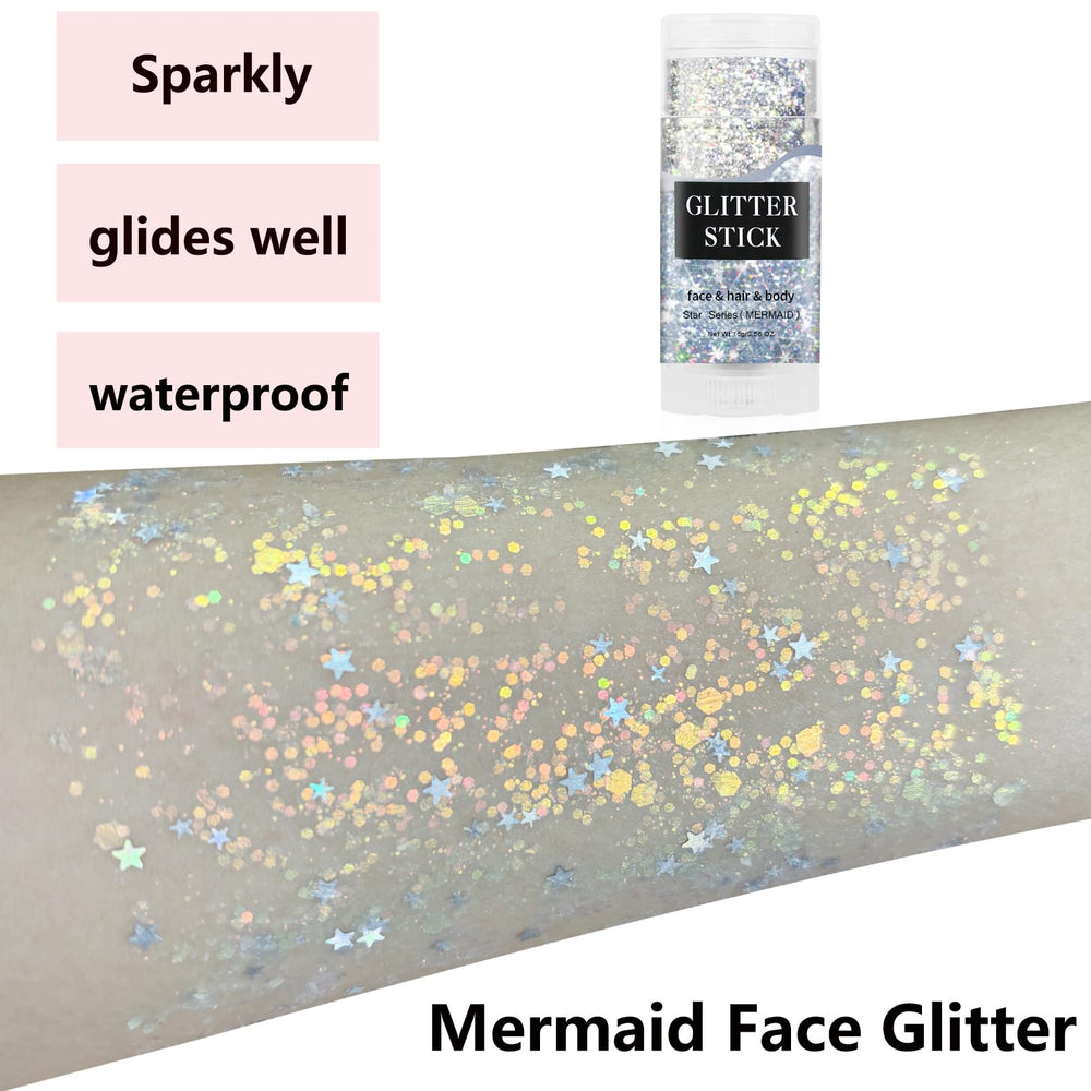 MEICOLY chunky glitter texture close-up showing vibrant holographic shine