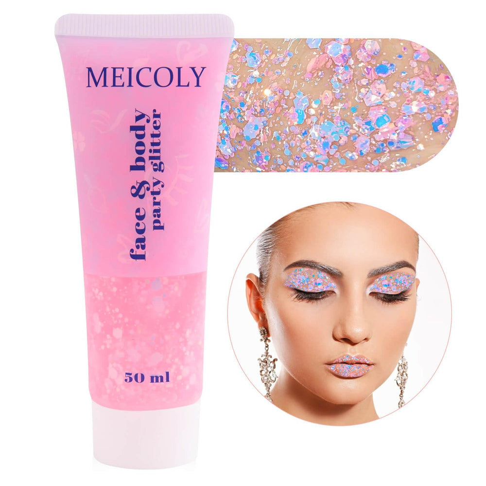 MEICOLY used in kids face painting showing playful sparkle and gentle formula