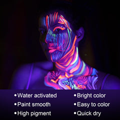 MEICOLY paint pans close-up showing dense pigments for vivid application