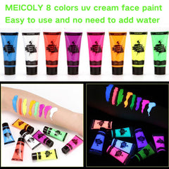 MEICOLY close-up of tube tip and paint texture for smooth application